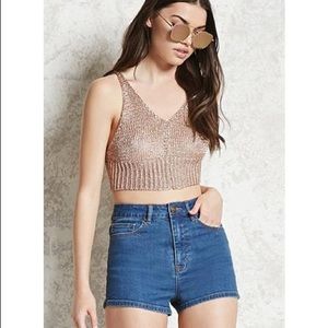Forever 21 High Waisted Jean Shorts